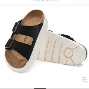 Birkenstock Papillio Arizona Chunky
Suede Leather sandals size 38.
